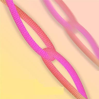 Mikro USB-kaapeli - nylon - sateenkaaren värit - 1 m