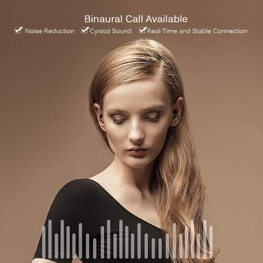 Langattomat In-Ear-kuulokkeet Bluetooth 5.0, latausrasia, melunvaimennus