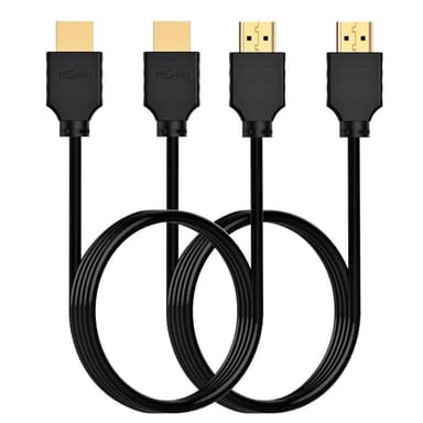 HDMI-kaapeli 1080p - 1,5 metriä - 2 kpl