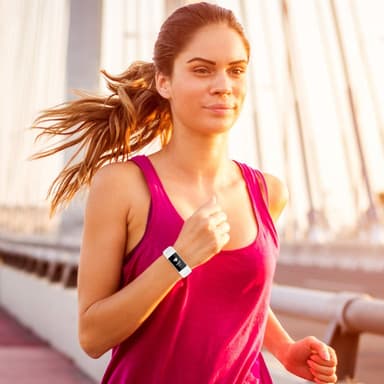 Fitbit Charge 3/4 armband Vit (S)