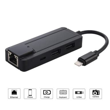 Lightning to RJ45 Ethernet -verkkosovitin