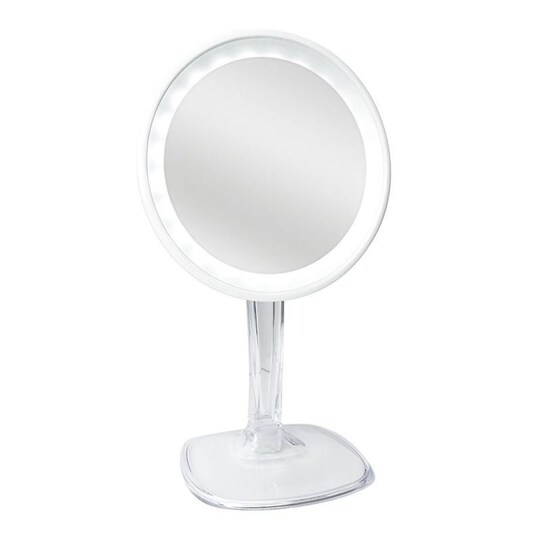 UNIQ Halo LED-peili Ladattava 10 x suurennuksella – Valkoinen
