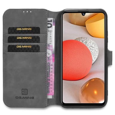 DG-Ming Lompakkokotelo 3-kortti Samsung Galaxy A42  - harmaa