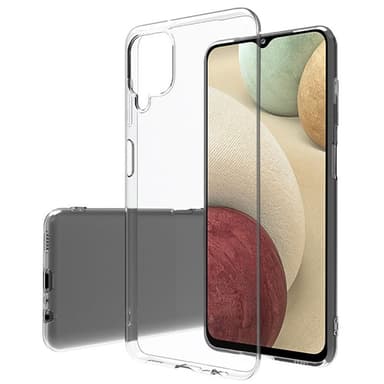 Silikonikotelo läpinäkyvä Samsung Galaxy A12