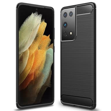 Harjattu TPU kuori Samsung Galaxy S21 Ultra