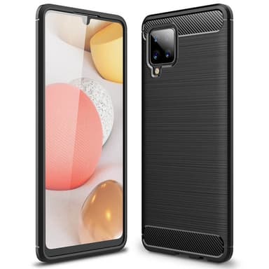Harjattu TPU kuori Samsung Galaxy A42