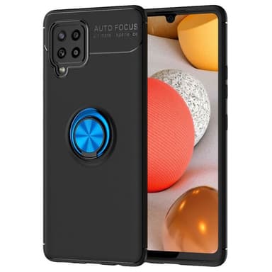 Slim Ring kotelo Samsung Galaxy A42  - Musta / Sininen
