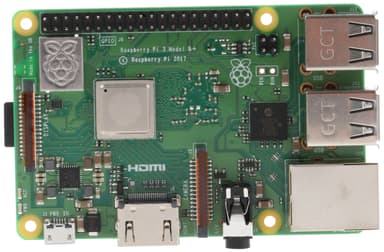 Raspberry Pi 3 Model B+ yhden piirilevyn tietokone