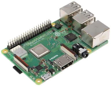 Raspberry Pi 3 Model B+ yhden piirilevyn tietokone