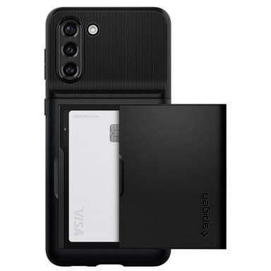 Spigen Samsung Galaxy S21 Suojakuori Slim Armor CS Musta