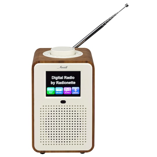 Radionette Menuett radio (puu/valkoinen)