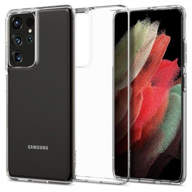 Spigen Samsung Galaxy S21 Ultra Suojakuori Liquid Crystal Crystal Clear