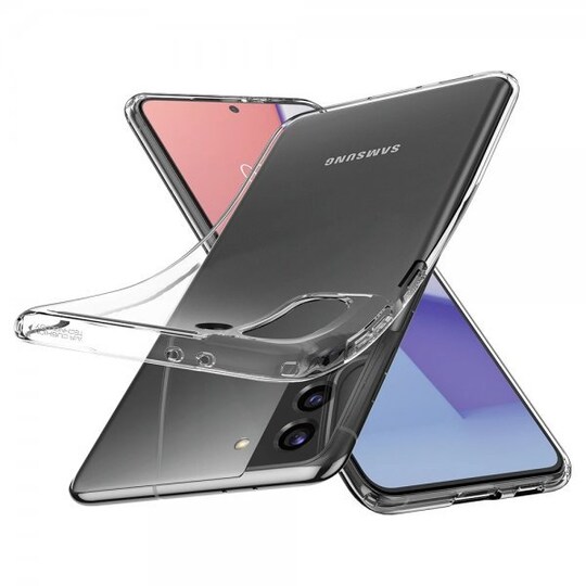 Spigen Samsung Galaxy S21 Suojakuori Liquid Crystal Crystal Clear