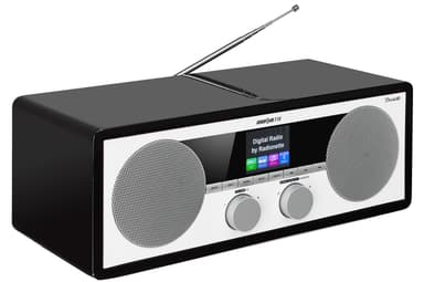 Radionette Duett Internet / FM -radio (musta)