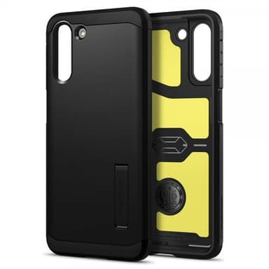 Spigen Samsung Galaxy S21 Suojakuori Tough Armor Musta