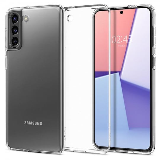 Spigen Samsung Galaxy S21 Plus Suojakuori Liquid Crystal Crystal Clear