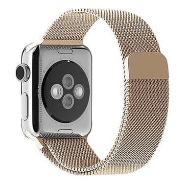 SKALO Milanese Loop Apple Watch 42/44/45/49mm - Kulta