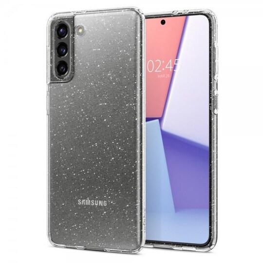 Spigen Samsung Galaxy S21 Plus Suojakuori Liquid Crystal Glitter Crystal Quartz