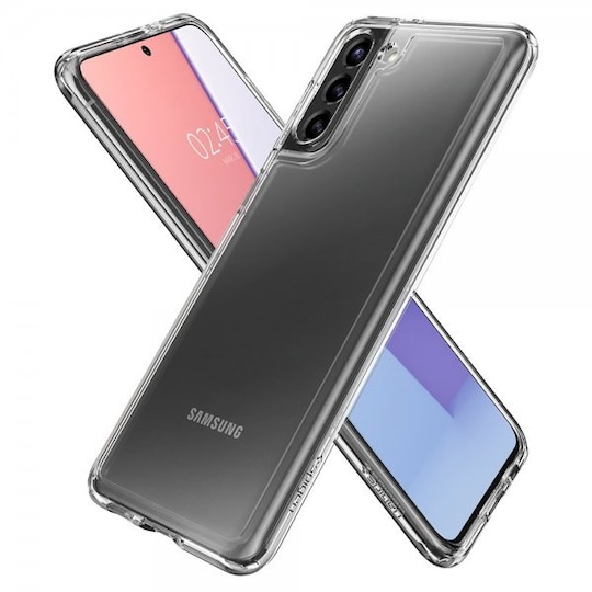 Spigen Samsung Galaxy S21 Suojakuori Ultra Hybrid Crystal Clear
