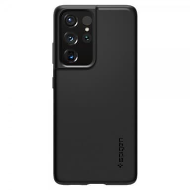 Spigen Samsung Galaxy S21 Ultra Suojakuori Thin Fit Musta