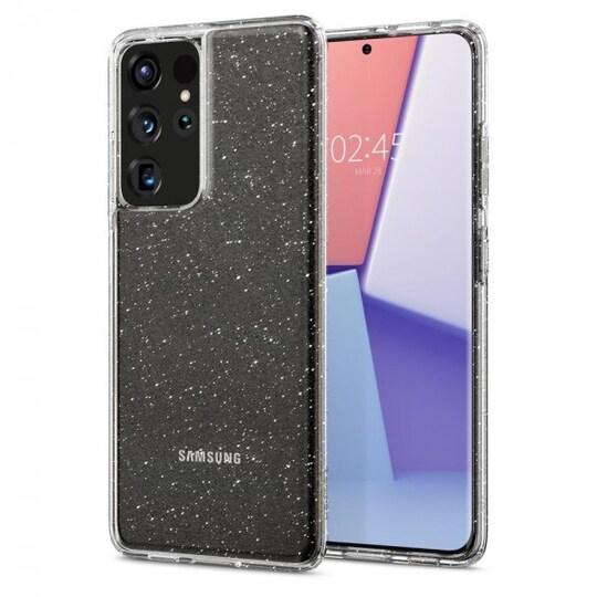 Samsung Galaxy S21 Ultra Suojakuori Liquid Crystal Glitter Crystal Quartz