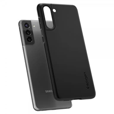 Spigen Samsung Galaxy S21 Plus Suojakuori Thin Fit Musta