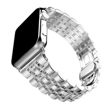 SKALO Teräsranneke 5-linkki Apple Watch 38/40/41mm - Hopea