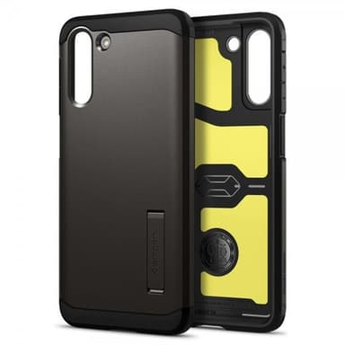 Spigen Samsung Galaxy S21 Suojakuori Tough Armor Gunmetal