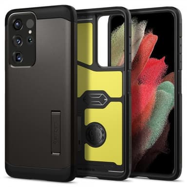 Spigen Samsung Galaxy S21 Ultra Suojakuori Tough Armor Gunmetal