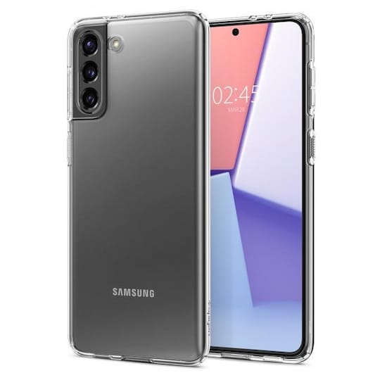 Spigen Samsung Galaxy S21 Plus Suojakuori Liquid Crystal Crystal Clear