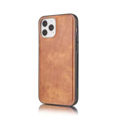 DG.MING iPhone 12 Pro Max tyylikäs lompakkokotelo - ruskea
