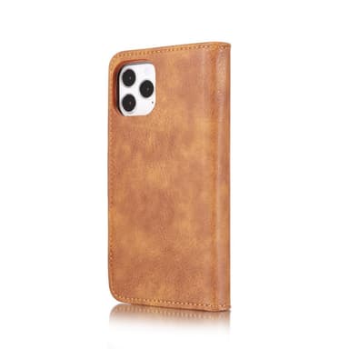 DG.MING iPhone 12 Pro Max tyylikäs lompakkokotelo - ruskea