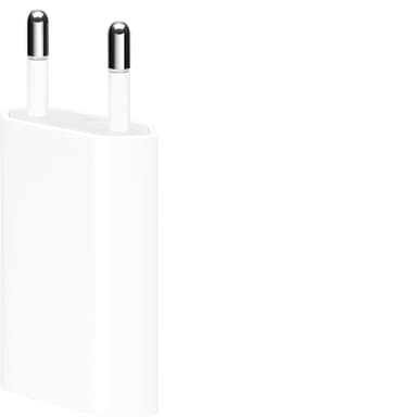 Apple 5 W USB seinälaturi (valkoinen)