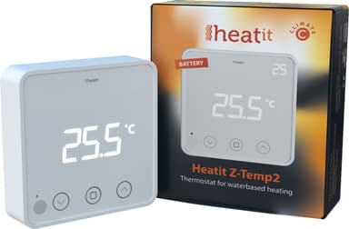 HeatIt Temp2 termostaatti (valkoinen)