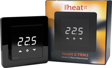 HeatIt Z-TRM3 termostaatti (musta)
