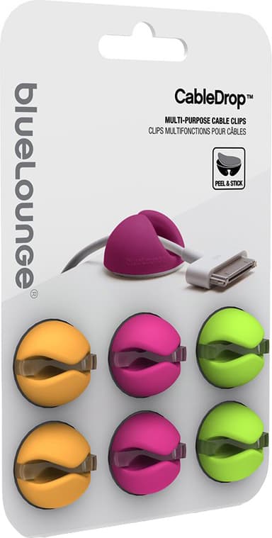 BlueLounge CableDrop kaapelipidikkeet CD-BR (kirkas)