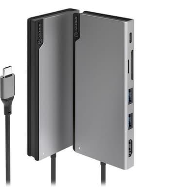 Alogic Ultra Uni USB-C telakointiasema (avaruudenharmaa)