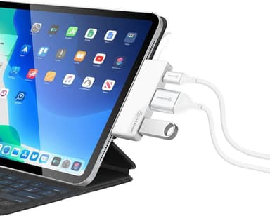 Alogic Nano Mini USB-C telakka (hopea)