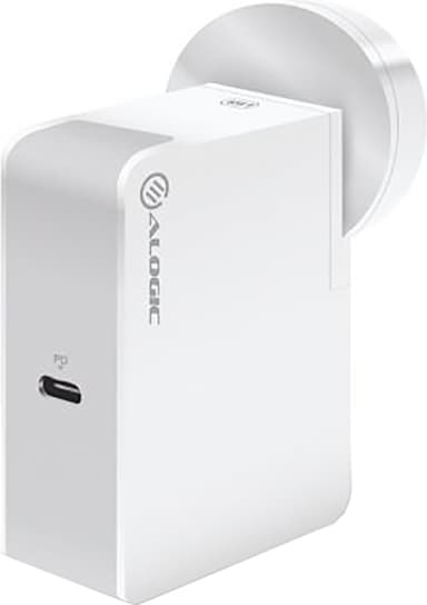 ALOGIC USB-C laturi 60W Travel Edition (valkoinen)