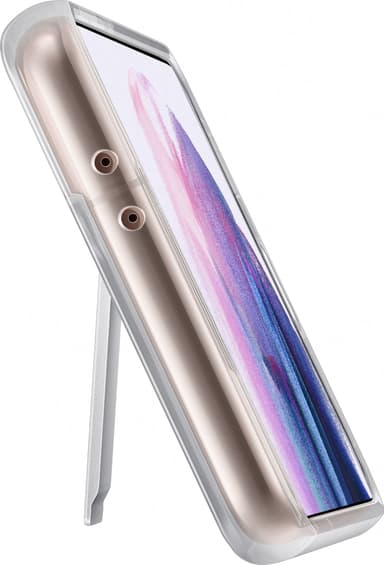 Samsung Galaxy S21 Plus Standing Cover suojakuori jalustalla (kirkas)