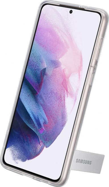 Samsung Galaxy S21 Plus Standing Cover suojakuori jalustalla (kirkas)