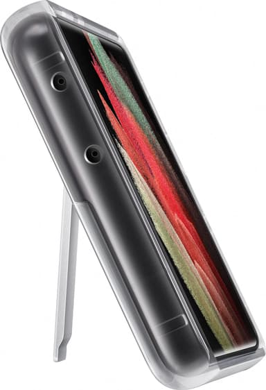 Samsung Galaxy S21 Ultra Standing Cover suojakuori jalustalla (kirkas)