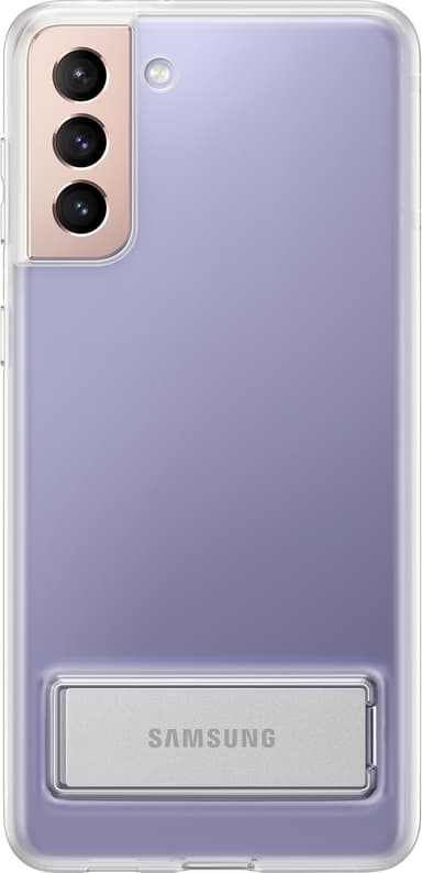 Samsung Galaxy S21 Plus Standing Cover suojakuori jalustalla (kirkas)