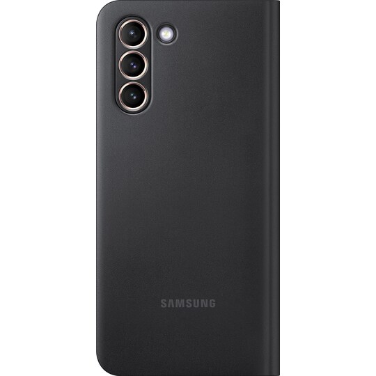 Samsung Galaxy S21 LED View suojakotelo (musta)