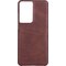Onsala Samsung Galaxy S21 Ultra lompakkokotelo (ruskea)