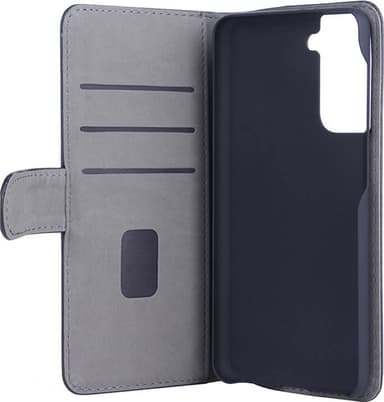 Gear Samsung Galaxy S21 lompakkokotelo (musta)