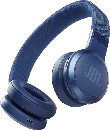 JBL LIVE 460NC langattomat on-ear kuulokkeet (sininen)