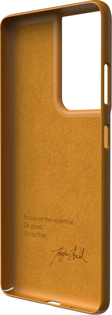 Nudient Samsung Galaxy S21 Ultra suojakuori (keltainen)
