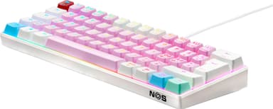 NOS C-450 Mini PRO RGB pelinäppäimistö (Cotton Candy)