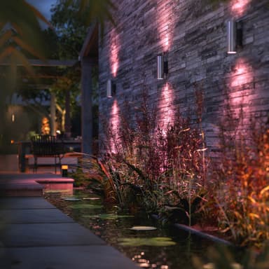 Philips Hue Appear ulkotilojen lyhtyvalaisin (Inox)